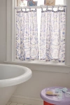 Urban Outfitters Preppy Toile Patterned Café Curtain Set In Blue At