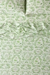 Urban Outfitters Preppy Toile Patterned Core Sheet Set In Green At