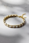 Urban Outfitters Prescott Rhinestone Tennis Bracelet In Gold, Women's At  In Gold