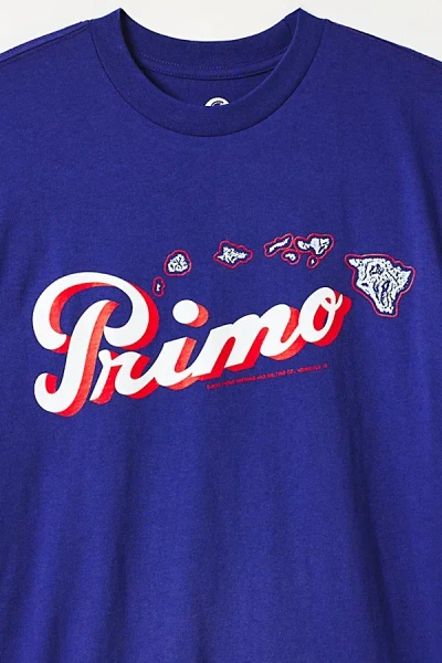 Urban Outfitters Primo Beer Graphic Tee In Navy, Men's At