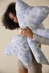 Urban Outfitters Printed Bow Throw Pillow In Blue Toile At