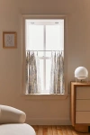 Urban Outfitters Printed Café Curtain - Set Of 2 In Blue Toile At