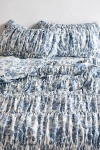 Urban Outfitters Printed Cinched Core Duvet Cover In Blue At