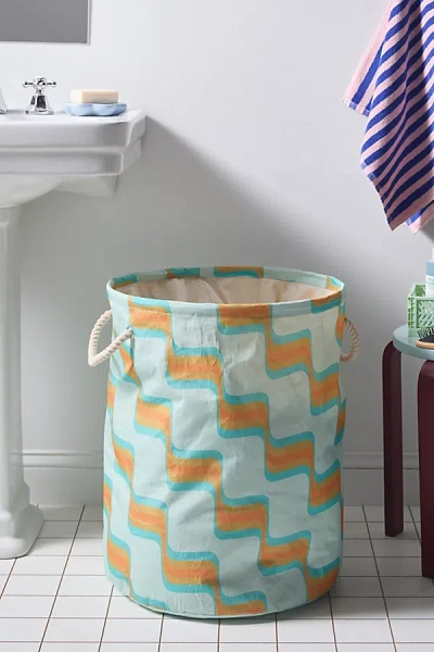 Urban Outfitters Printed Laundry Bag In Mint Swirl At