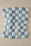 Urban Outfitters Printed Marshmallow Cloud Fleece Throw Blanket In Blue Floral At