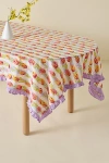 Urban Outfitters Printed Ruffle Edge Tablecloth In Lilac At