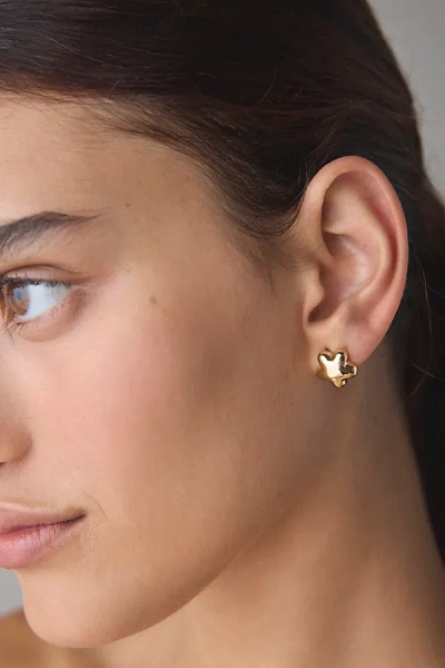 Urban Outfitters Puffy Star Earring In Gold, Women's At