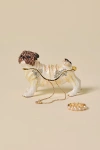 Urban Outfitters Pug Enameled Trinket Box In White At  In White