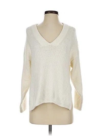 Pre-owned Urban Outfitters Pullover Sweater In White