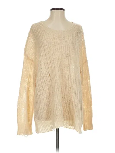 Pre-owned Urban Outfitters Pullover Sweater In White