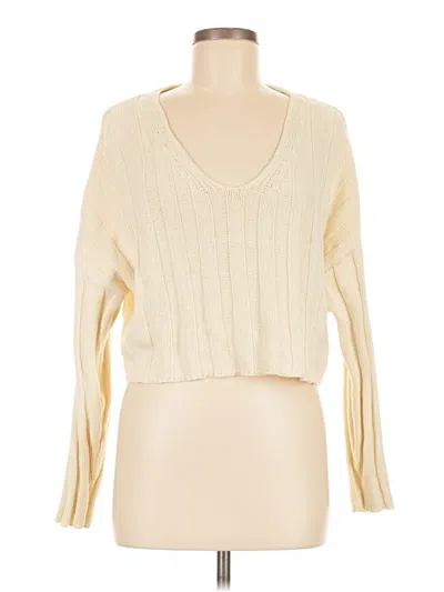 Pre-owned Urban Outfitters Pullover Sweater In White