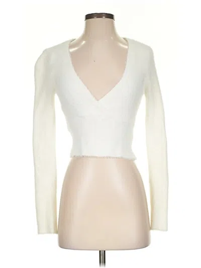 Pre-owned Urban Outfitters Pullover Sweater In White