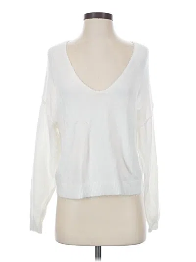 Pre-owned Urban Outfitters Pullover Sweater In White