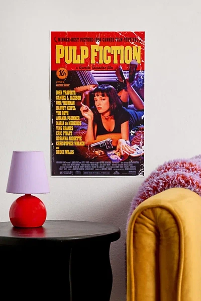 Urban Outfitters Pulp Fiction Movie Poster At  In Multi