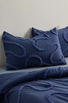 Urban Outfitters Quinn Wiggle Tufted Sham Set In Blue At