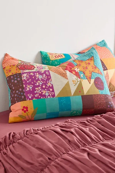Urban Outfitters Quirky Patchwork Sham Set At