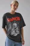 Urban Outfitters Rancid Skull Graphic Oversized Tee In Black, Women's At  In Black
