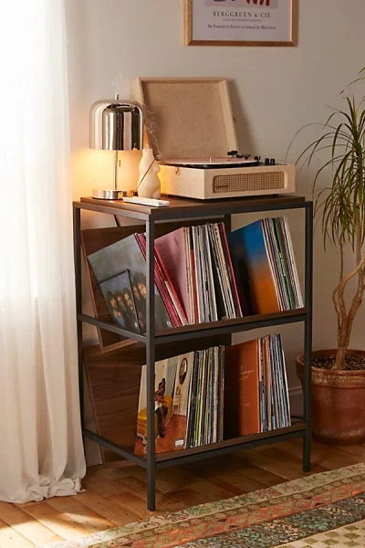 Urban Outfitters Record Storage Shelf In Black
