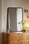 Urban Outfitters Rectangle Hub Mirror In Black At