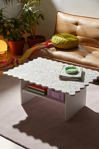 Urban Outfitters Recycled Plastic Coffee Table In Blue At