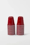 Urban Outfitters Red Solo Cup Plastic Shot Glass Set In Red At