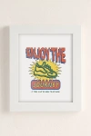 Urban Outfitters Refined Collective Enjoy The Journey Art Print In White Matte Frame At