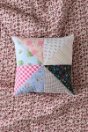 Urban Outfitters Remade By Uo Remnants Pinwheel Quilted Throw Pillow At  In Multi
