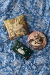 Urban Outfitters Renaissance Critters Velvet Throw Pillow In Round Cat At  In Multi