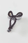 Urban Outfitters Resin Draped Bow Claw Clip In Black/white Polka Dot, Women's At  In Multi