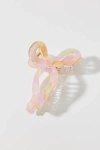 Urban Outfitters Resin Draped Bow Claw Clip In Marble, Women's At  In Neutral