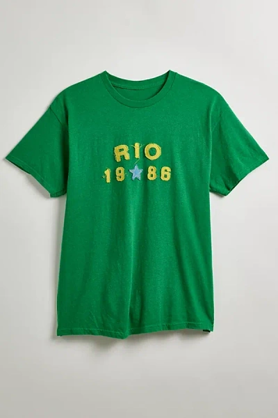 Urban Outfitters Retro City Tee In Green, Men's At
