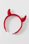 Urban Outfitters Rhinestone Horn Headband In Red, Women's At  In Red
