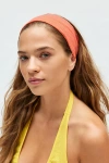 Urban Outfitters Ribbed Soft Headband In Coral, Women's At