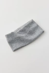 Urban Outfitters Ribbed Soft Headband In Heather Grey, Women's At