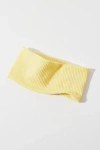 Urban Outfitters Ribbed Soft Headband In Light Yellow, Women's At