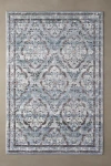 Urban Outfitters Rifle Paper Co. X Loloi Courtyard Rug In Blue At  In Gray