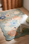 Urban Outfitters Rifle Paper Co. X Loloi Silhouette Rug In Green At