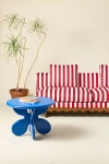 Urban Outfitters Roma Scalloped 3-seater Sofa In Red Stripe At