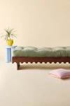 Urban Outfitters Roma Scalloped Wood Daybed In Coco Rubberwood At  In Brown