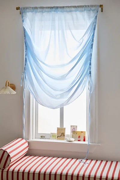 Urban Outfitters Roman Shade Window Panel In Blue At