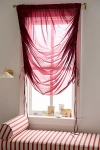 Urban Outfitters Roman Shade Window Panel In Bright Red At