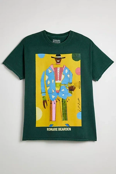 Urban Outfitters Romare Bearden Emperor Graphic Tee In Green, Men's At