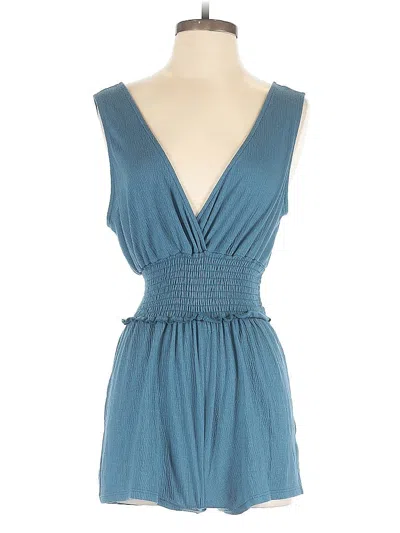 Pre-owned Urban Outfitters Romper In Blue