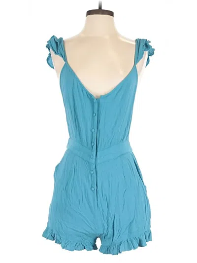 Pre-owned Urban Outfitters Romper In Blue