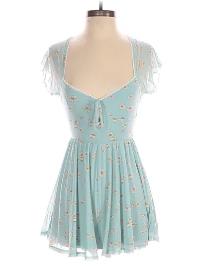 Pre-owned Urban Outfitters Romper In Blue