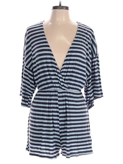 Pre-owned Urban Outfitters Romper In Blue