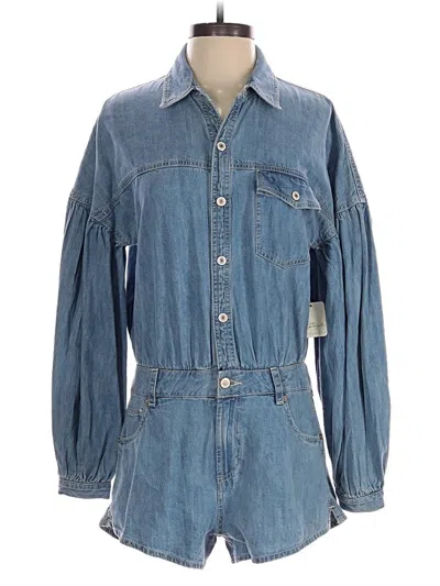 Urban Outfitters Romper In Blue