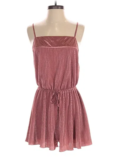 Pre-owned Urban Outfitters Romper In Burgundy