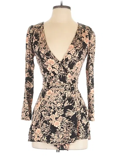 Pre-owned Urban Outfitters Romper In Gold