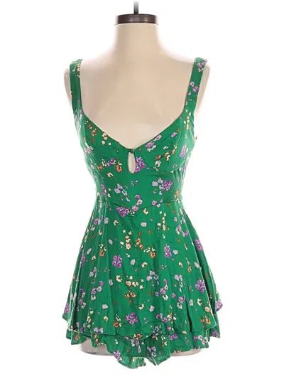 Pre-owned Urban Outfitters Romper In Green
